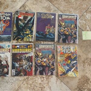 Lot of DC Comics: Hawkworld, Captain Atom, Hardware, Dr. Fate